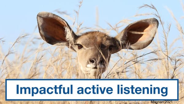 Beyond Hearing: When was the last time I truly listened?